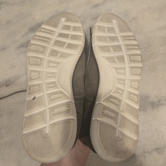 Johnston Murphy PLAIN TOE MEN'S SHOES SIZE 8.5 M GRAY NUBUCK JOHNSTON MU… - Picture 9 of 14